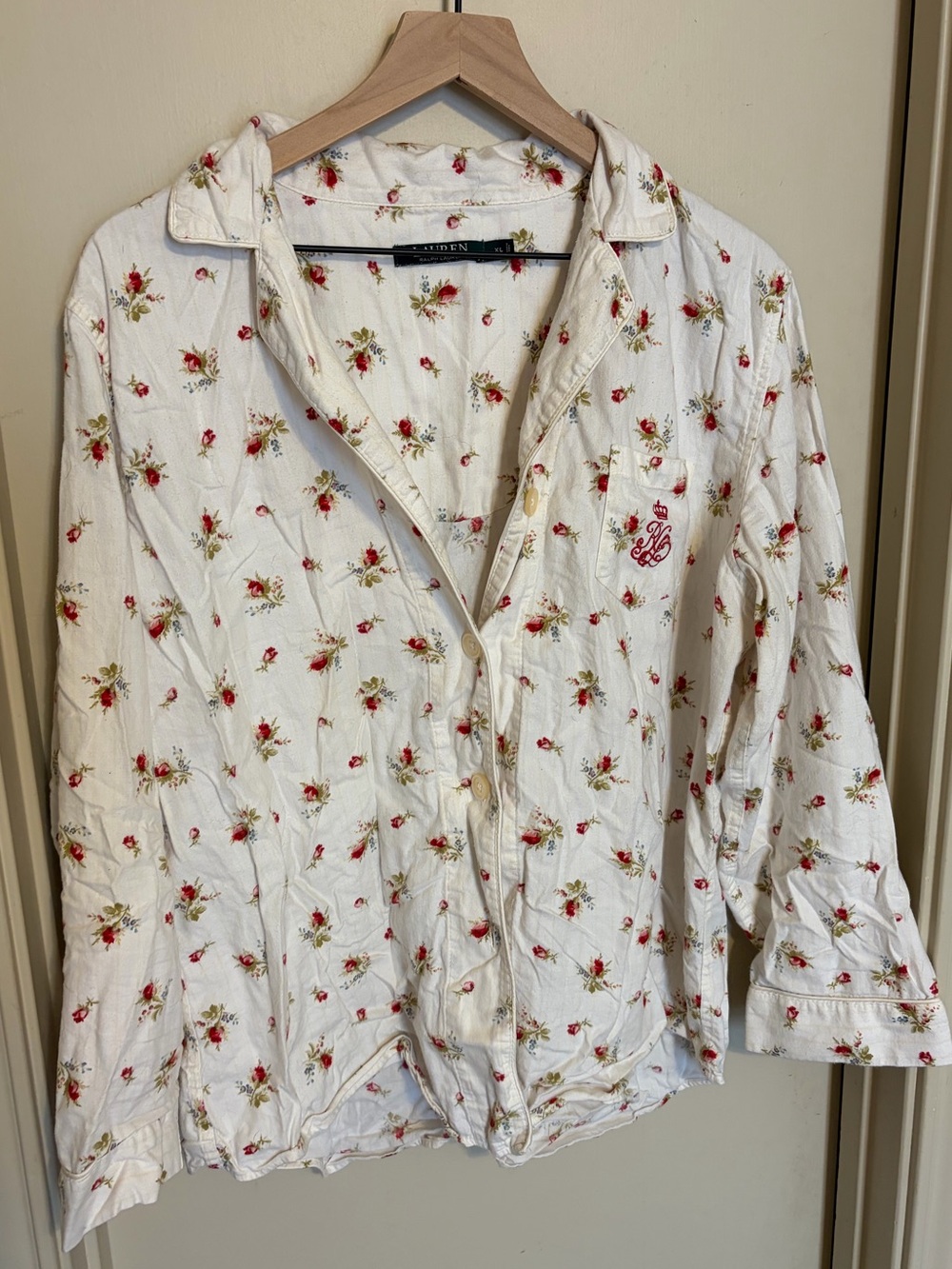 Vintage Ralph Lauren Pajama Top